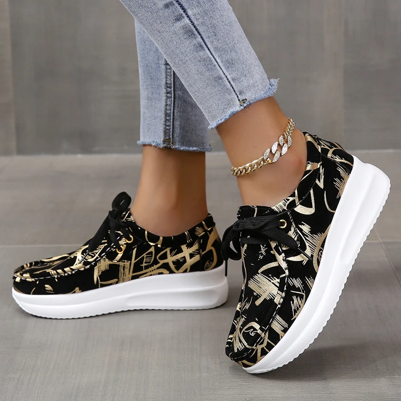 Sneakers Up Lace Platform
