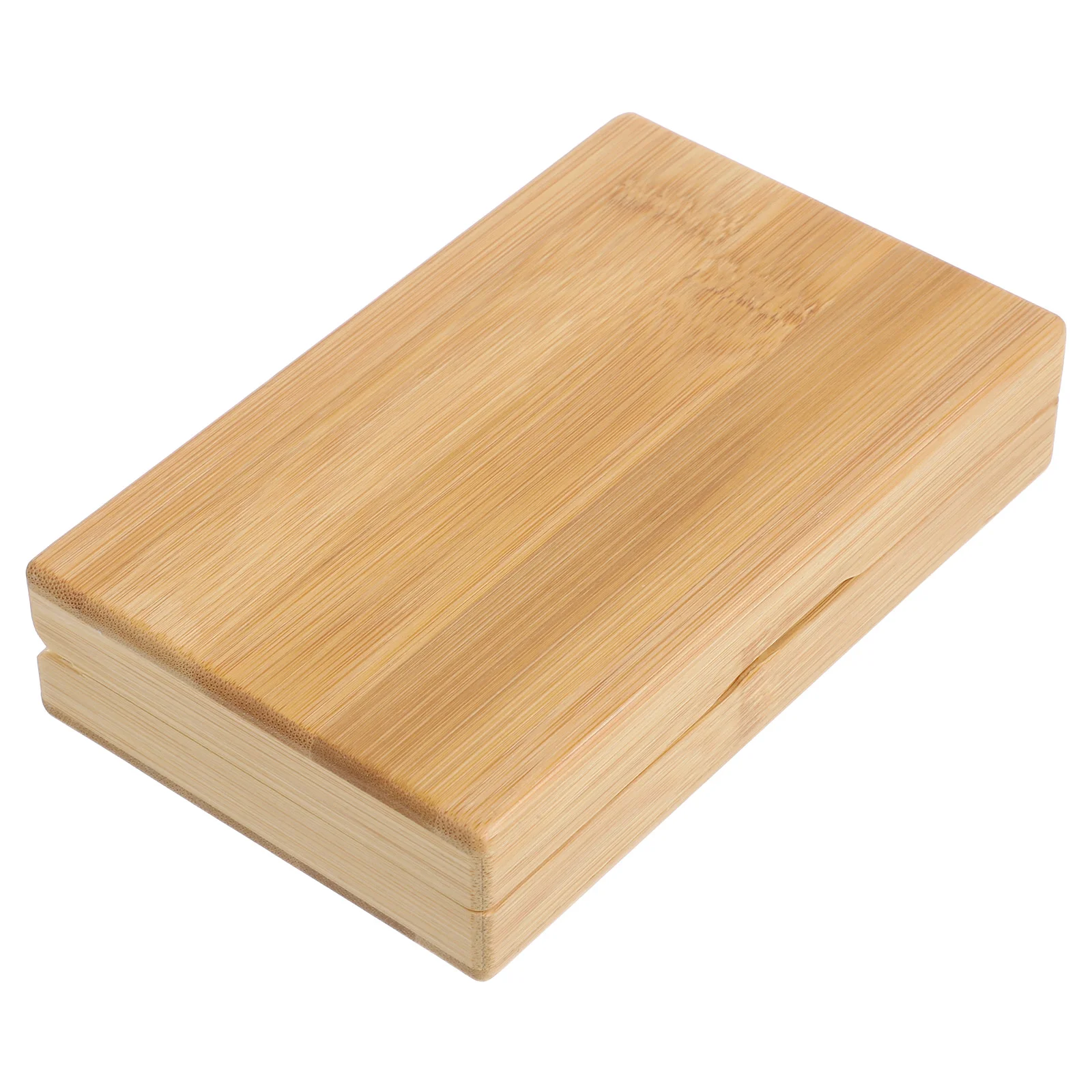 

Bamboo Fishing Tackle Box Pocket Fly Fishing Lure Bass Bait Storage Case Lure Hook Organizer