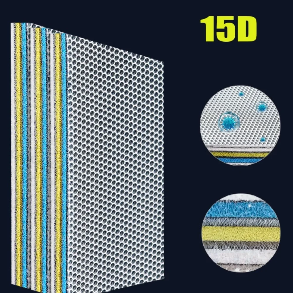 Aquarium Filter Media Sponge 15 Layers 15D Fish Tank No Glue Foam Biochemical Cotton Aquarium Accessories Filter Meterial