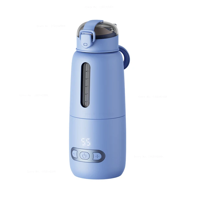 Calentador de agua portátil para bebé, capacidad de 300ml, Control preciso  de temperatura, batería integrada, inalámbrico