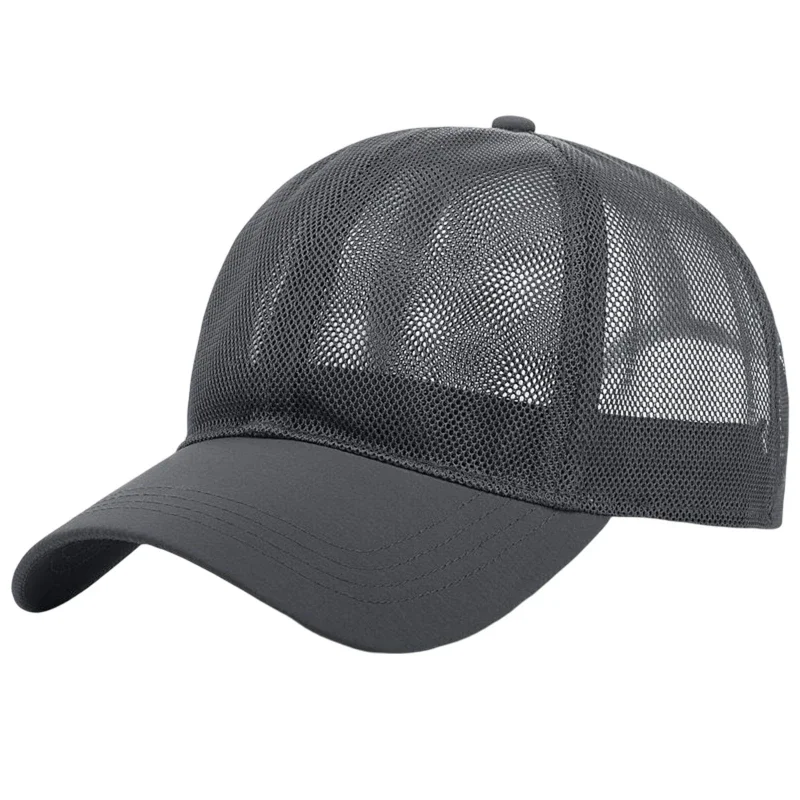Summer Quick Dry Full Mesh Cap Rigorous Sturdy Brim Convenient Comfortable Adjustable