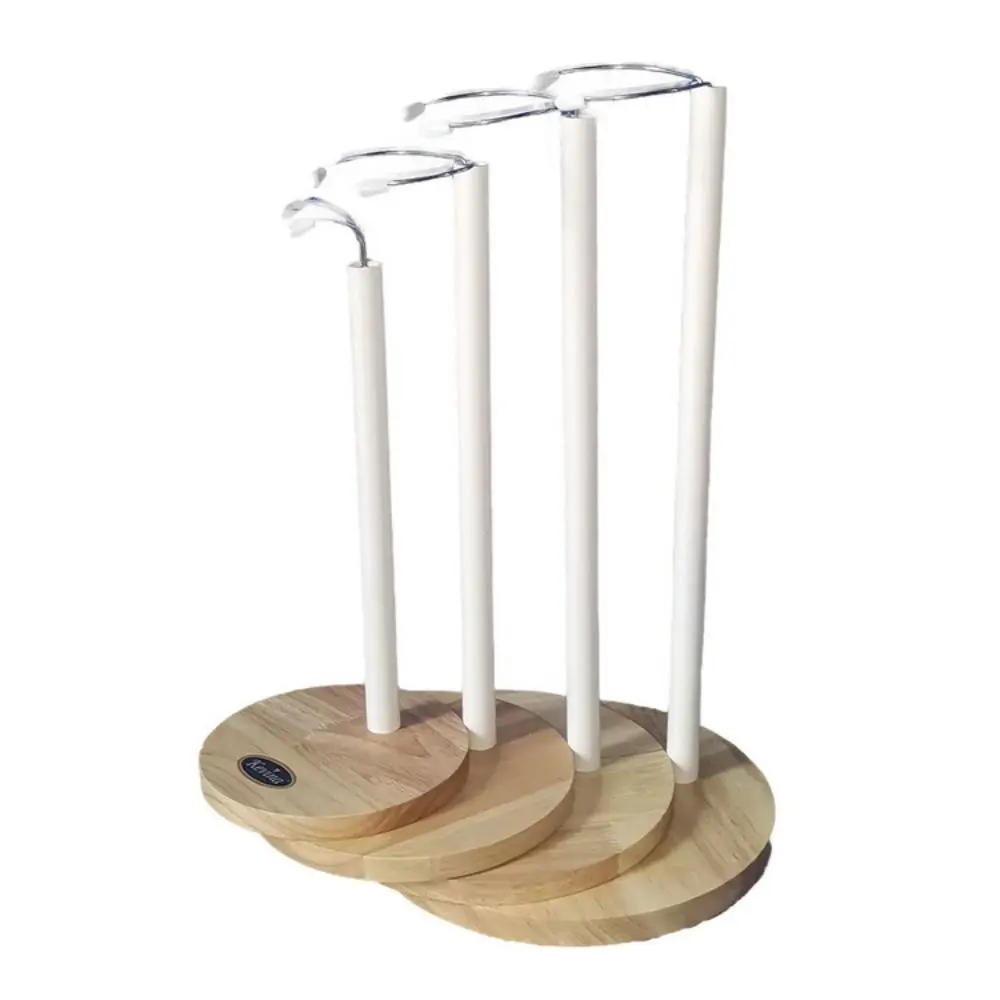 Wooden Base Doll Stands Figure Models Plastic Support Doll Display Holder Organizer Bracket Adjustable Action Figure Stand