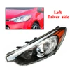 Headlight For 2014-2016 KIA Forte Forte Koup Forte5 Halogen Driver Left Side Front Lamp Chrome Passenger Side Headlight LH+RH 5
