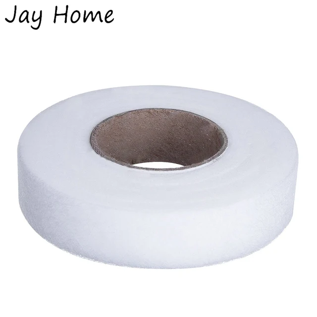 Nastro Termoadesivo Per Orlo - 2 Rotoli Da 25 M, Bianco E Nero, Larghezza 1 Cm, Senza Cuciture - Foto 2