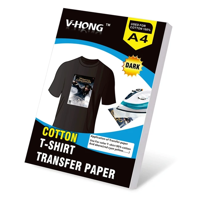 10pcs/lot) Iron on Inkjet Heat Transfer Printing Paper for Textil Iron on  tshirt Transfers Thermal Transfer Papel Dye Ink - AliExpress