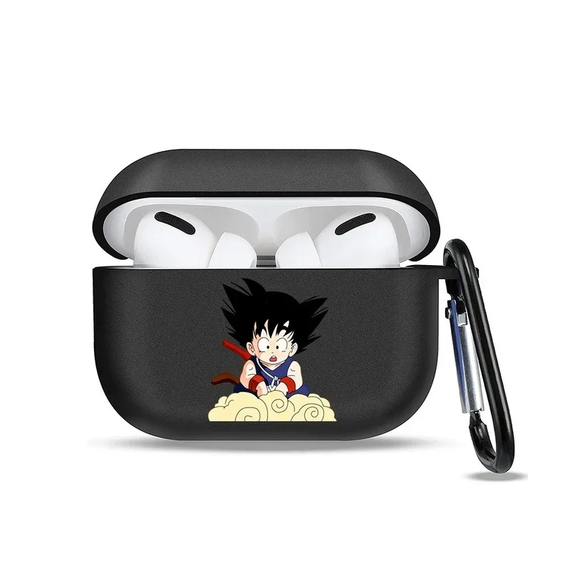 Dragon Ball Son Goku Silicone Protective Case for AirPods 1 2 3 Pro Cute Anime Color Painting Wireless Bluetooth Earphone Cover airpods case