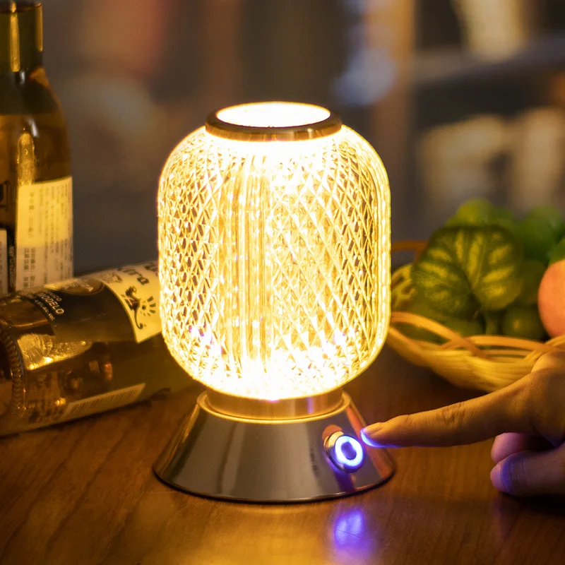 

Cross-border led charging bar lamp Outdoor camping camping lamp Campsite tent Carrying vintage horse lamp fl