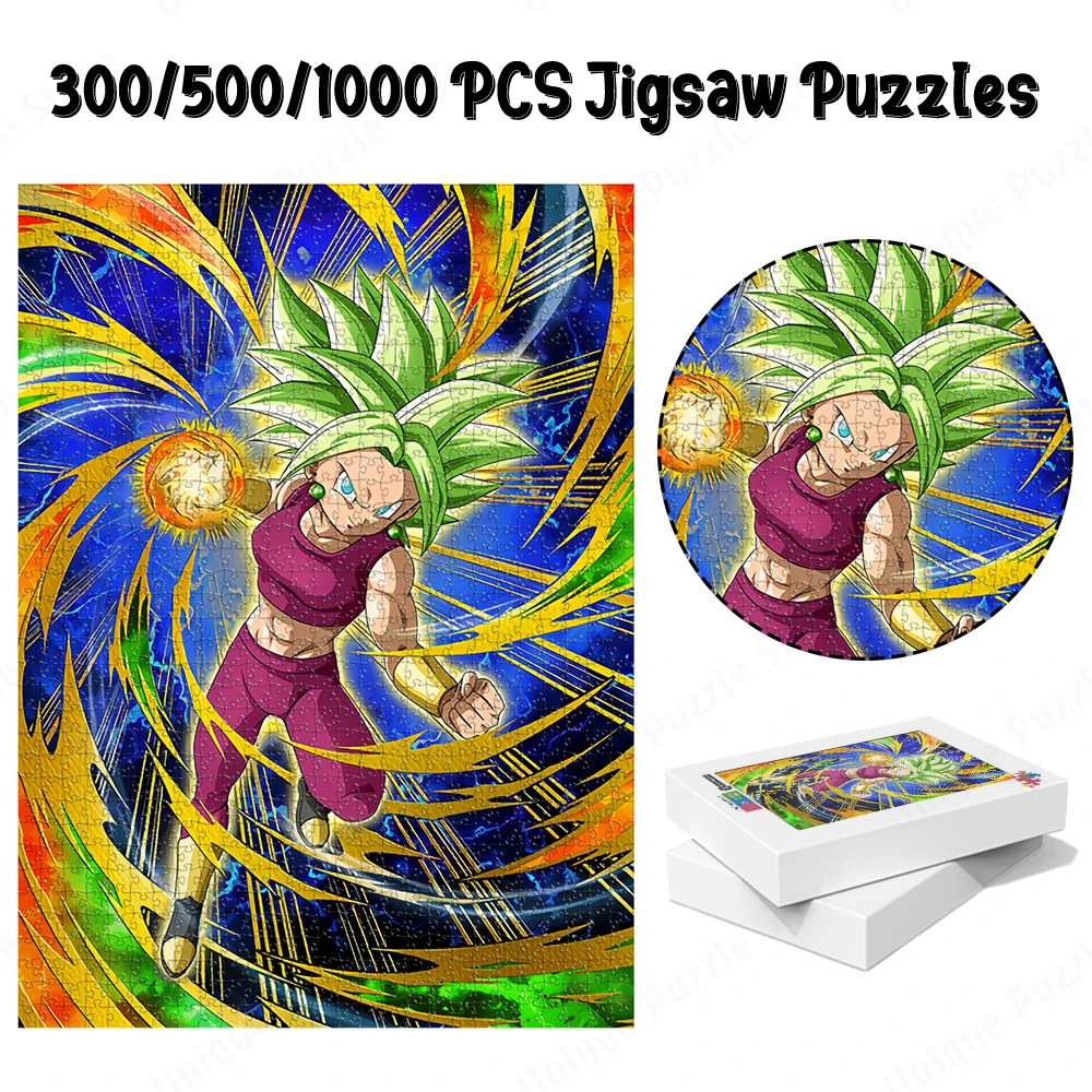 Kefla Jigsaw Puzzles Dragon Ball Games and Puzzles Classic Character Toys Hobbies Super Saiyan Bandai Anime Diy Educational Toys