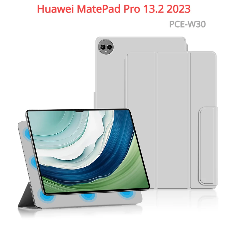 Smart Case Magnético para Huawei Matepad Pro Capa Protetora Sono Automático Wake up Tablet Forte Pce-w30 132 Pol