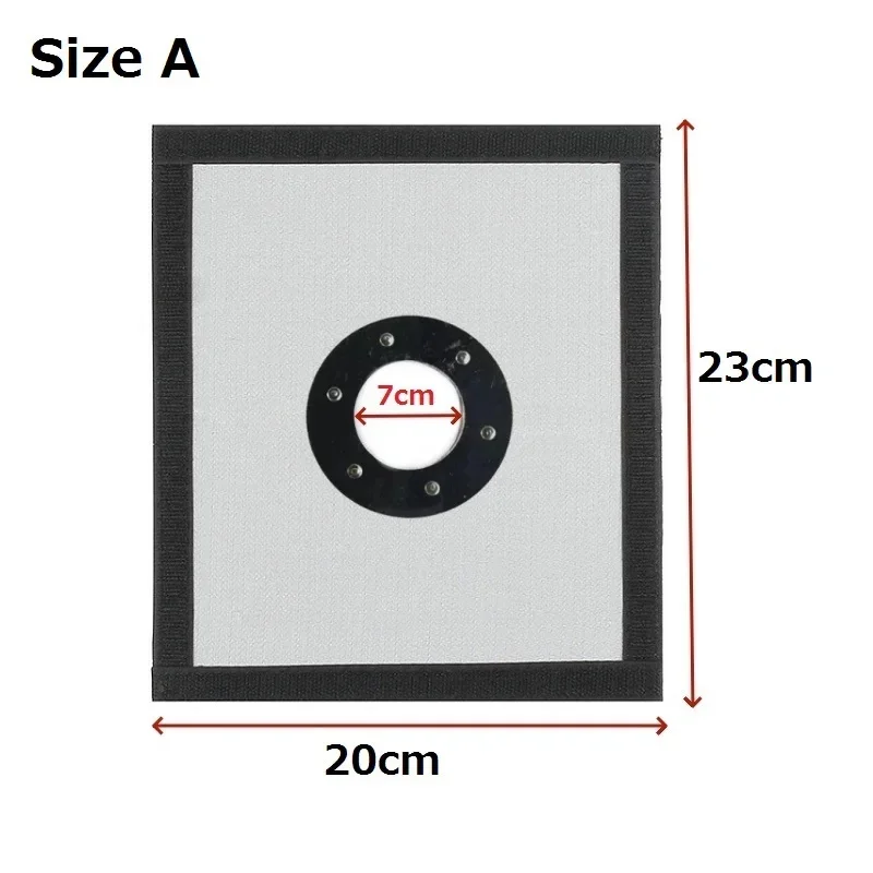 Kit Passacamino Per Tenda Da Campeggio – 23x20 Cm, Tessuto Ignifugo In Fibra Di Vetro, Anello Antiscottatura
