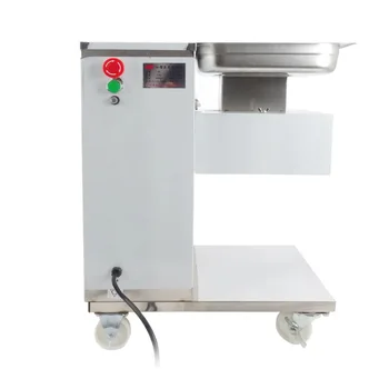 QE Electric Meat Slicer Meat 220v/110V Cutter with Pulley Cutting Machine Electric Meat Slicing Machine 550w Food Processors 1
