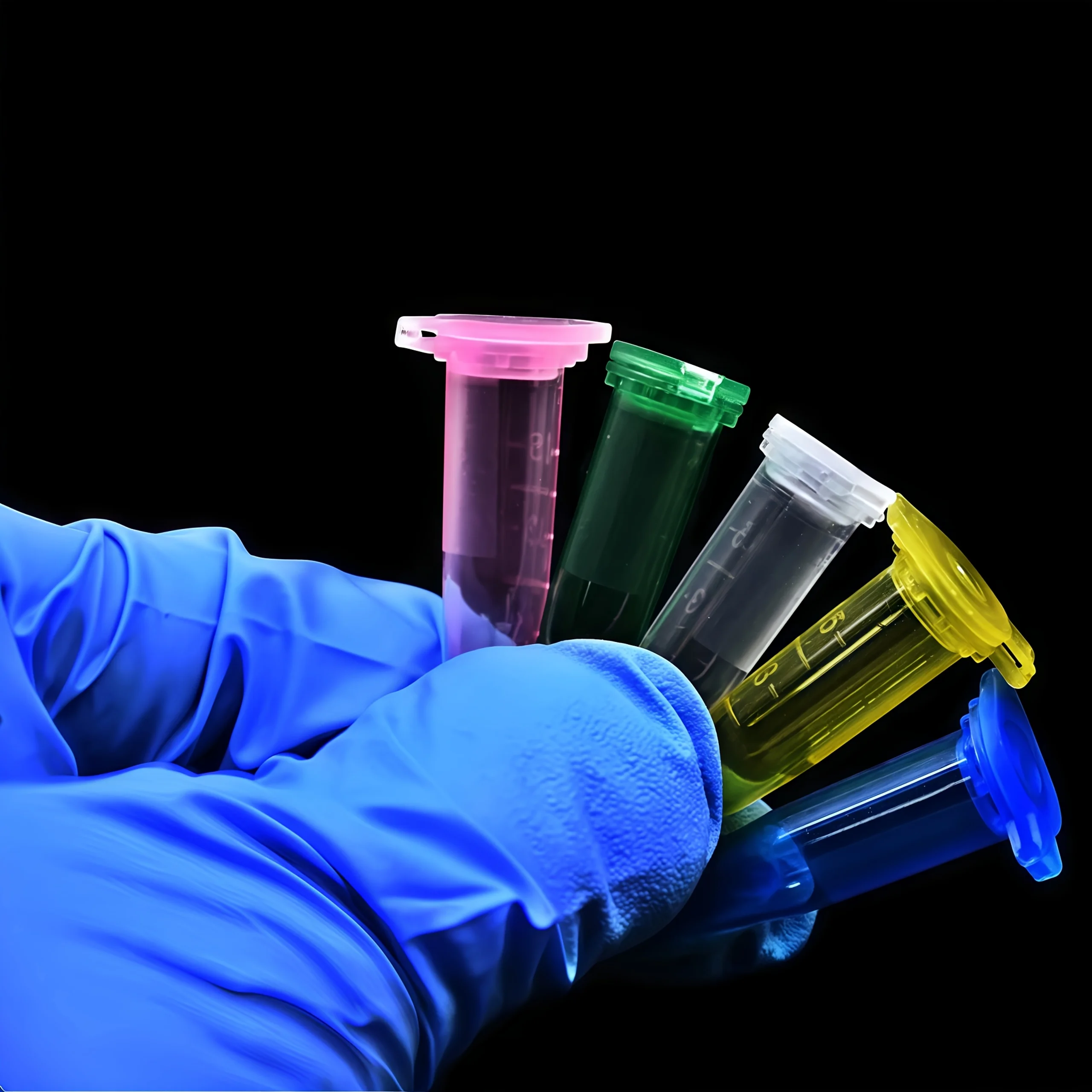 다양한 색상의 원심분리관 300개, 0.5ml, 실험실 사용, 종자 보존 등에 적합합니다.