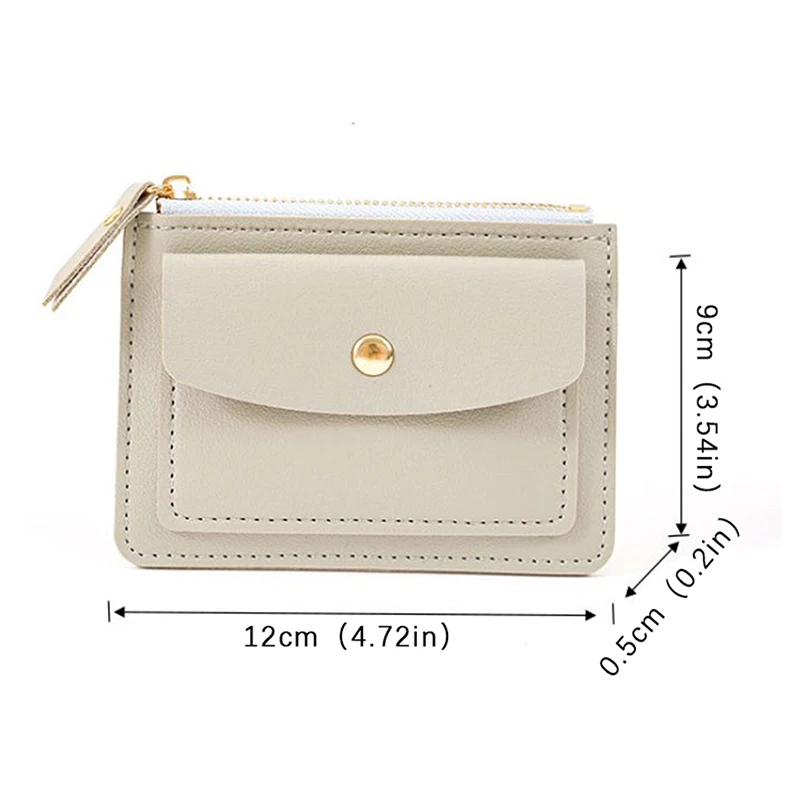 Female Purse Women Wallets Mini zipper Multi-Cards Holder Coin Short Wallets Slim Small Wallet Zipper Hasp
