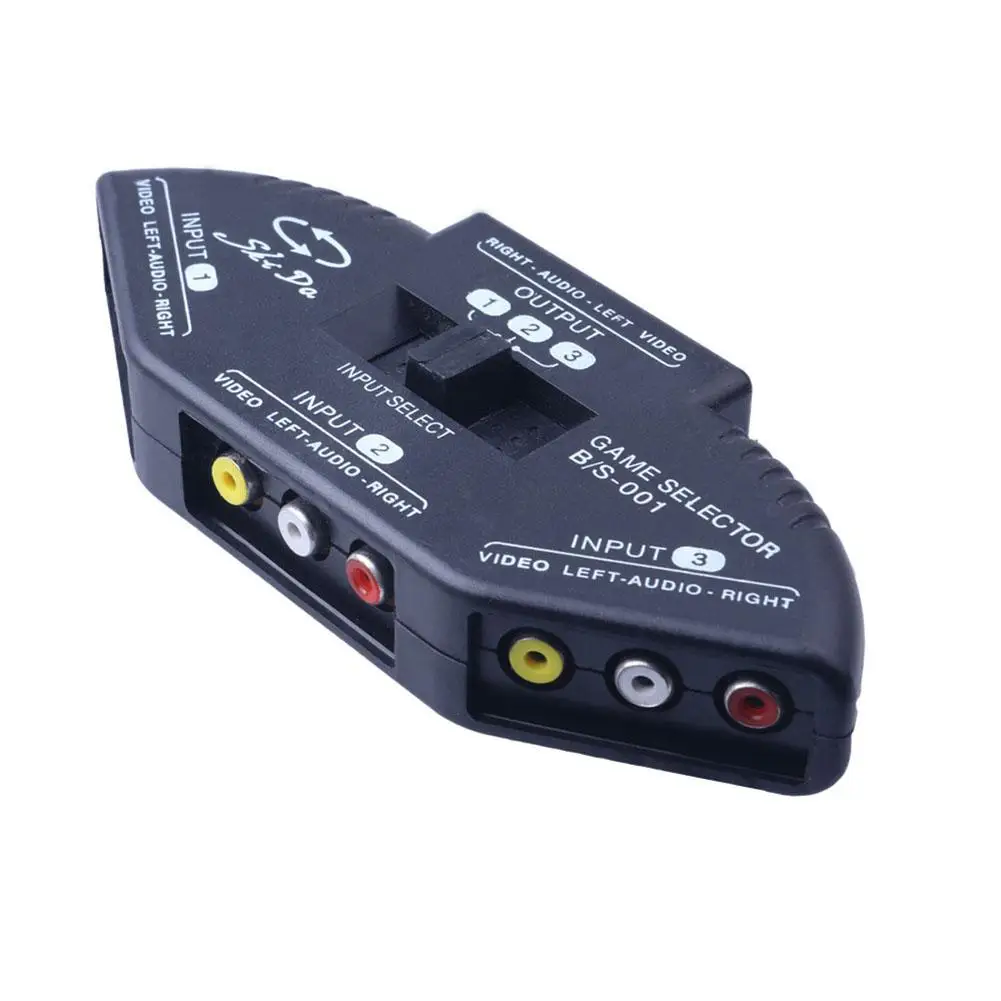 Av To Av ó  -    ļ й 3 In 1out 1 In 3out Splitter Mit Cinchkabel Converter
