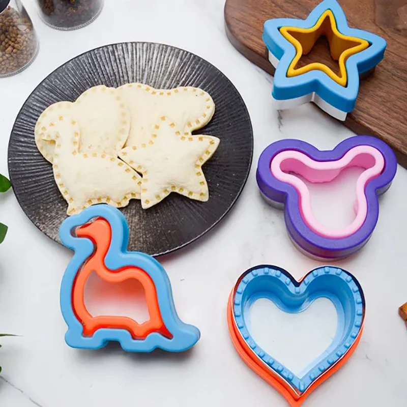 Cortadores de sandwich para niños, Cortadores de galletas, Cortador  sandwich infantil, Moldes galletas, Molde de sándwich en forma de corazón  de dinosaurio, hornear y pasteleria accesorios