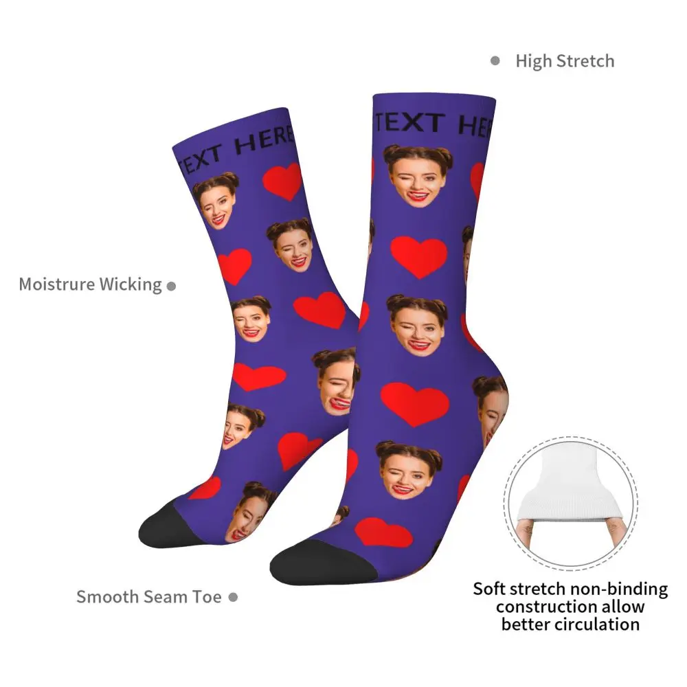 Personal Custom Avatar Printed Socks Cozy Sport Middle Tube Socks Cotton for Unisex Birthday Present 73 S3385e8eee70946f8b0517a4bca8471553