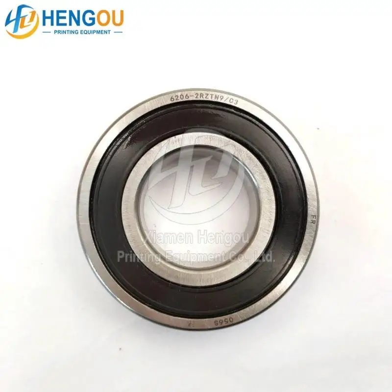 

62x30x16 мм 6206-2RZTN9/C3 подшипниковые детали печатной машины