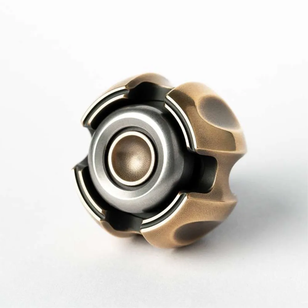 ハンドスピナー 真鍮 LAUTIE LTBIT03 brass 金属 心地良い音 Lautie edcメタルフィジェットスピナー、noizシリーズ、大人の