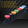5-Pc High-Pressure Washer Nozzle Set - 1/4" Quick Connect, 0°/15°/25°/40° Angles - Durable Color-Coded Nozzles for Efficient Cle 1