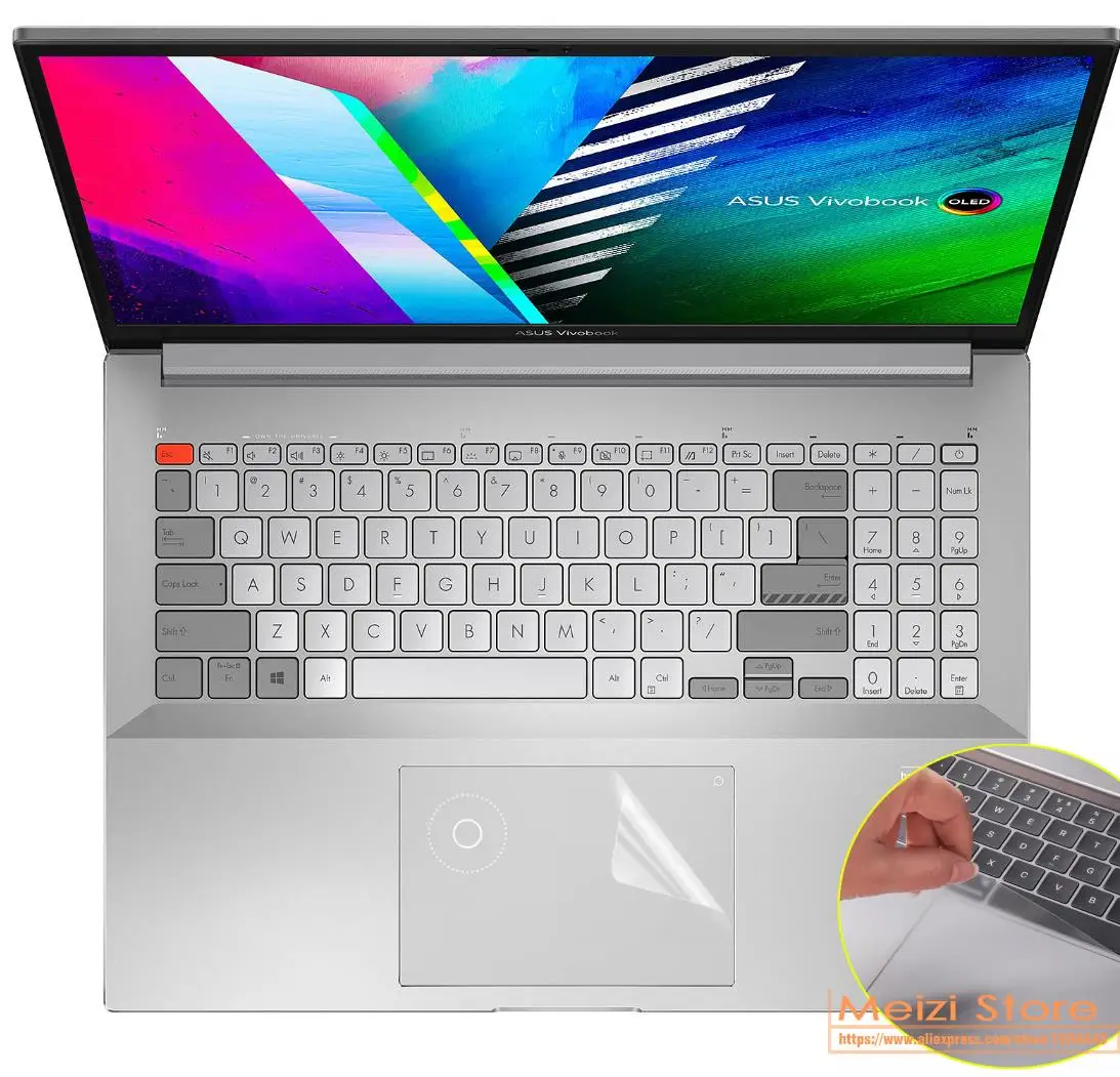 Per Asus Vivobook Pro 14X 15X Asus Vivobook Pro 16X 2021 Matte Touchpad Trackpad Pellicola Adesiva Pellicola Protettiva Touch Pad