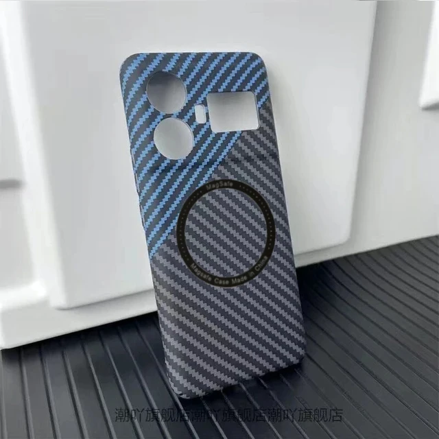 Luxury Matte Leather Wireless Charge For Magsafe Case For Oppo Realme GT 5 5G Soft Shockproof Cover Cases