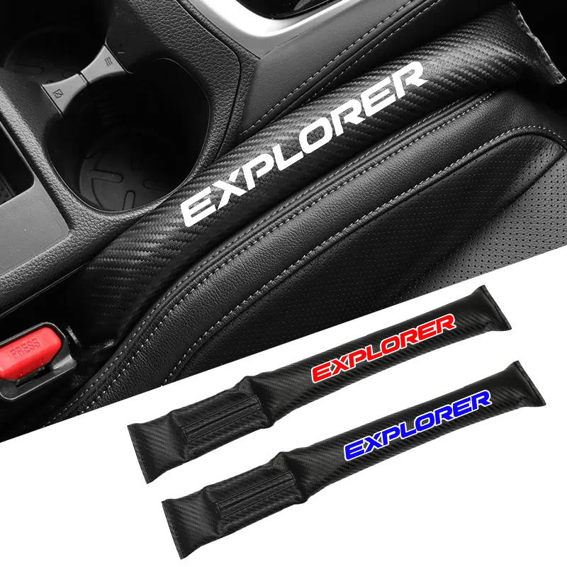 

Car seat gap plug interior modified carbon fiber seat leakproof strip For Ford Explorer 4 5 6 Explorer 2018 2019 accessories
