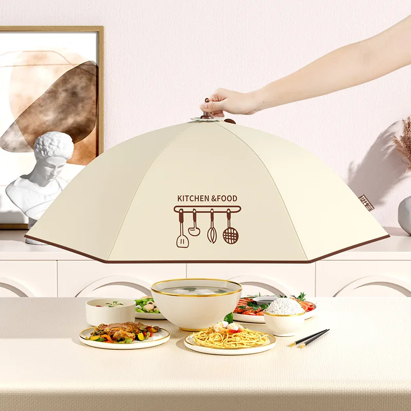 Suction Cup Heat-insulating Vegetable Cover Vegetable Cover Leftover Food Foldable Household Dining Table