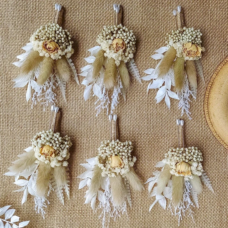 

Pampas Grass Mini Dried Flower Bouquet Bunny Tails Small Bouquet Wedding Boho Decor Cake Flower Arrangement Letterbox Gift Home