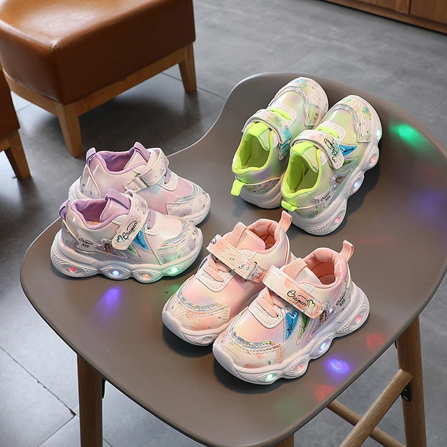 Skechers Light Shoes Toddler Girl | Light Girl Sneakers Children - Size  21-30 Baby - Aliexpress
