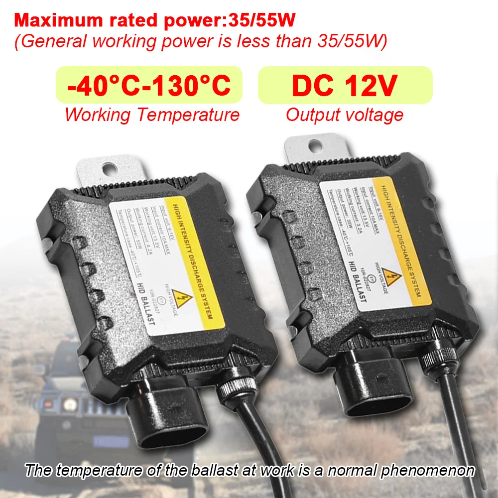 1Pcs Hid Xenon Ballast 35W/55W Digital Slim Hid Ballast Ignition Electronic Ballast 12V For H1 H3 H3C H4-1 H4-2 H7 H8 Tools 2