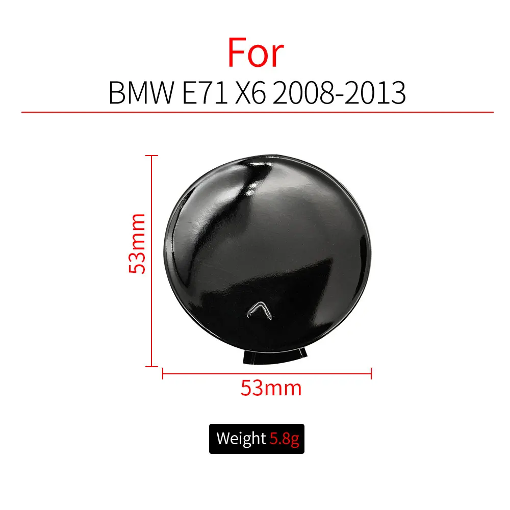 For BMW X6 Car Front Bumper Tow Hook Cover Cap Accessory Replacement For BMW E71 2008-2014 51117074459 51117074460