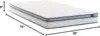 6 Inch Spring Sensation Hybrid Mattress [New Version], Medium Firm Feel, Fiberglass Free, Mattress in A Box, Twin 2