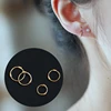 GOLDtutu Real 9K Gold Mini Earrings for Women, Fashion Jewelry, New Design, kj360, 2021 1