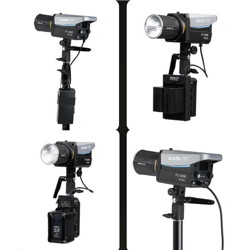 Nanlite FC-60B COB LED 사진 조명, 사진 스튜디오 라이트 브이로그 키트, 전문 카메라 사진, 78W