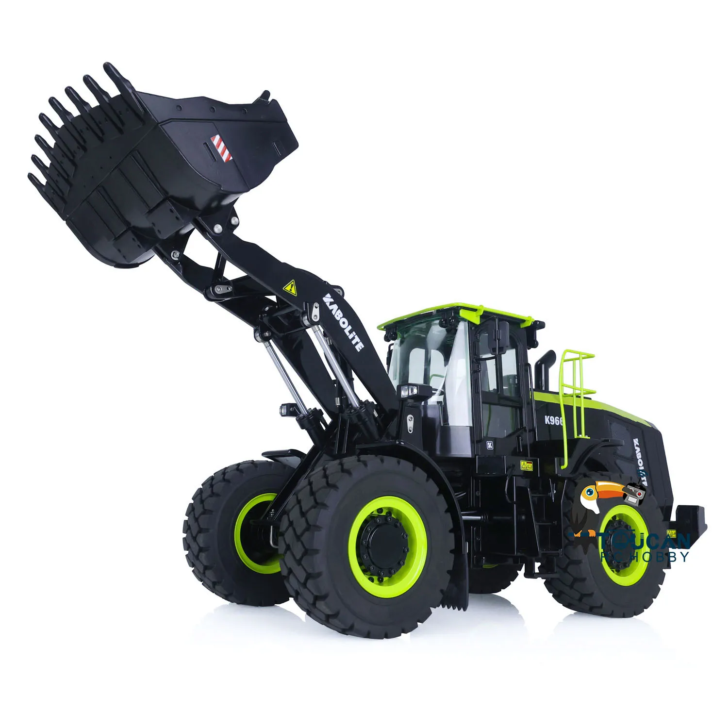 In Stock KABOLITE K966 RC Loader RTR 1/16 Hydraulic HUINA Remote Control Model Construction Vehicle Light System Toy TH22471 3