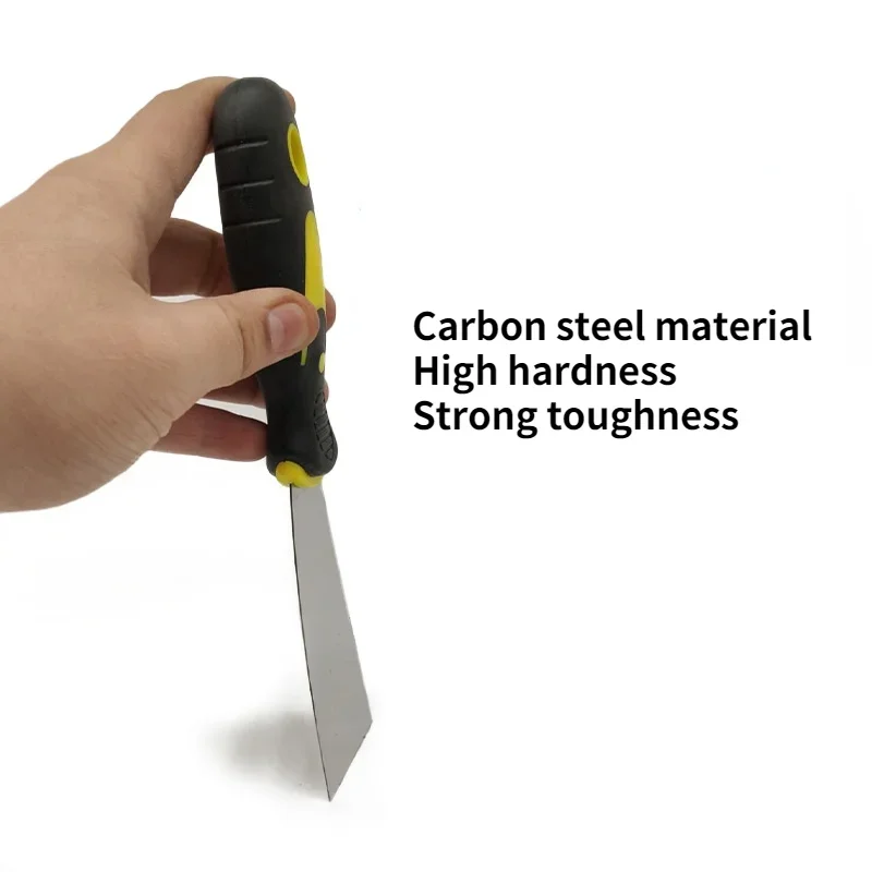 Putty Knife Scraper Drywall Spatula Paint Scraper Stainless Steel Putty Knife Filling Spatula Wallpaper Stripper Wood Handle Paint Tool Plaster Shovel Construction Tool