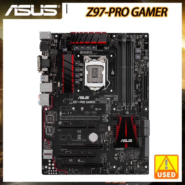 ASUS Z97-PRO GAMER DDR3 RAM Intel Z97 Intel Core i7 i5 i3 Cpus M.2 4×SATA III PCI-E 3.0 X16 USB 3.0 ATX - AliExpress