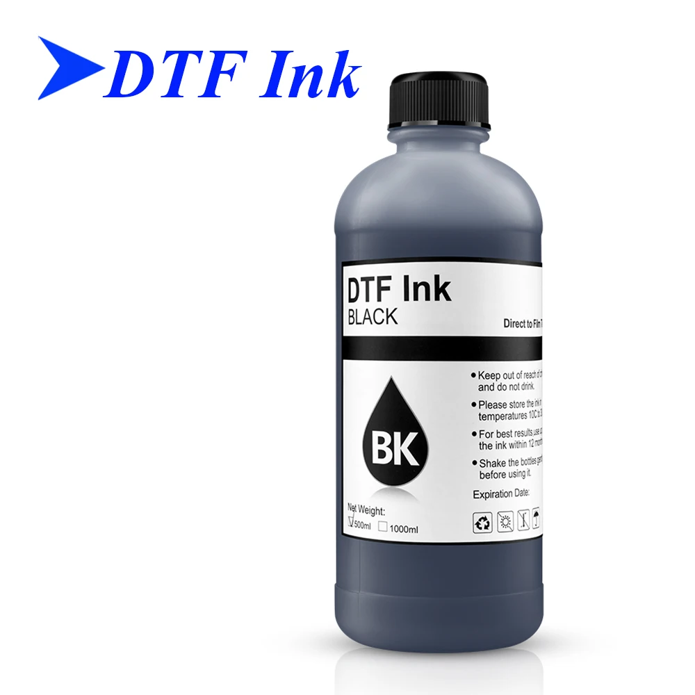 500ML DTF INK 5 color available For DTF Ink For Epson L1800 L800 L805 I3200 modified printer Direct Transfer Film PET Film direct to transfer film ink