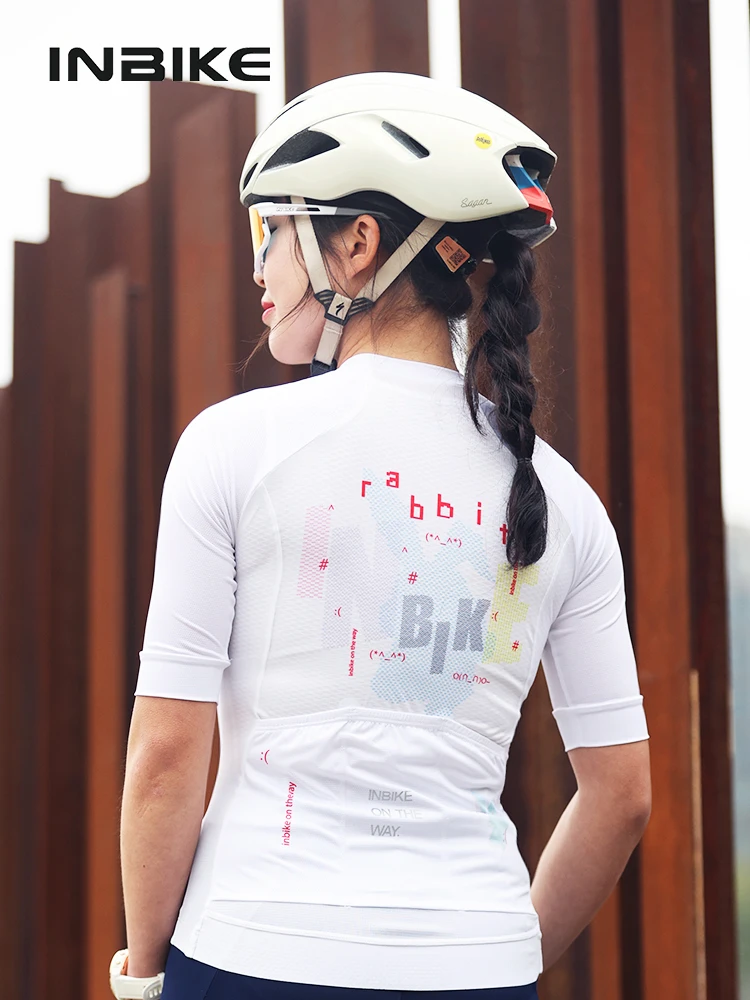 INBIKE Road Bike Riding T-shirts Short Sleeve Cycling Jersey for Women Mountain MTB Biking Clothing Women&rsquo;s Shirts with Pockets