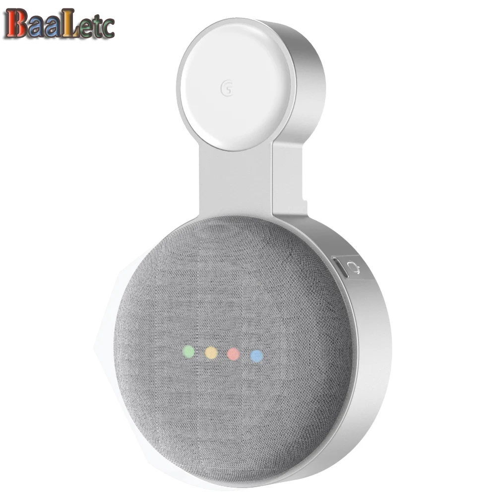 HIGH QUALITY BT For Google Home Mini Assistants Outlet Wall Mount Holder Stand 