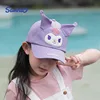 Sanrio Children's Baseball Caps Summer Sun Visor Kawaii Cartoon Cinnamoroll Trend New Sun Visor Parent-child Birthday Gift New 3