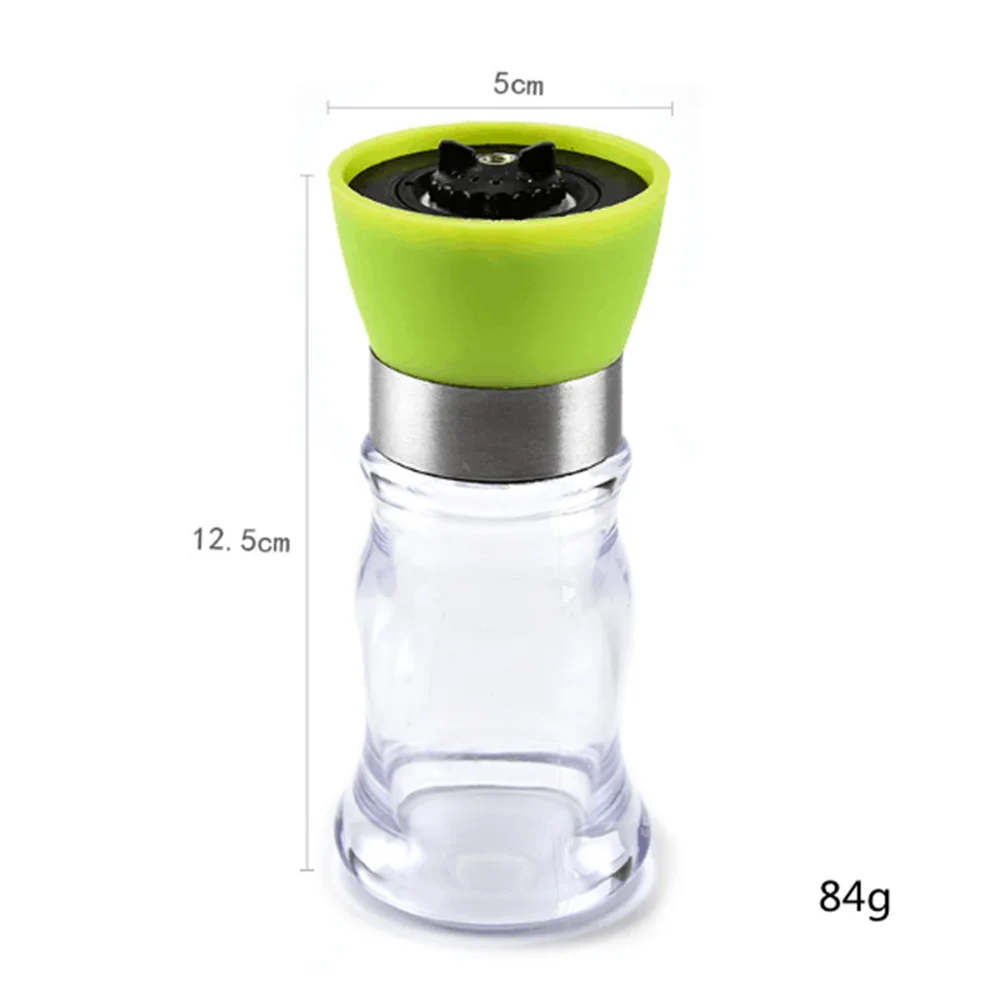 Salt Pepper Mill Grinder Pepper Grinders Shaker Spice Container Seasoning Condiment Jar Holder Kitchen Grinding Bottles Tools