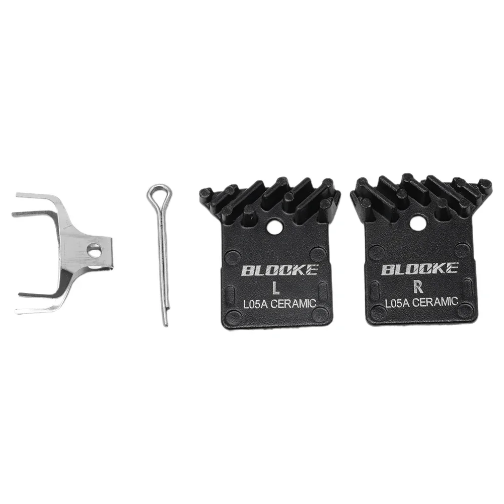Bike Brake Pads Resin 1pair Aluminum Ceramics Cermet-Shimano L05A-RF Practical Replacement Cooling For Shimano