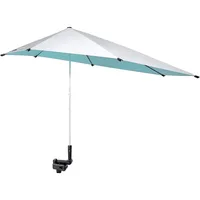 UPF 50+ Height Adjustable Chair Umbrella with Universal Clamp for Beach Chair,Golf Cart,Wheelchair,Stroller,Bleacher,Patioe 1