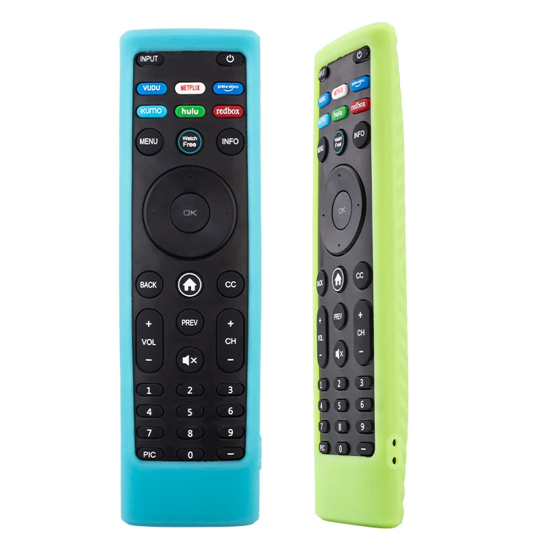 Cover for Vizio Remote Silicone Case for Vizio Remote XRT140 PREV D Universal Smart TV Control Skin Sleeve Remote silicone remote case silicone remote cover silicone remote sleeve remote controller cover silicone case protector