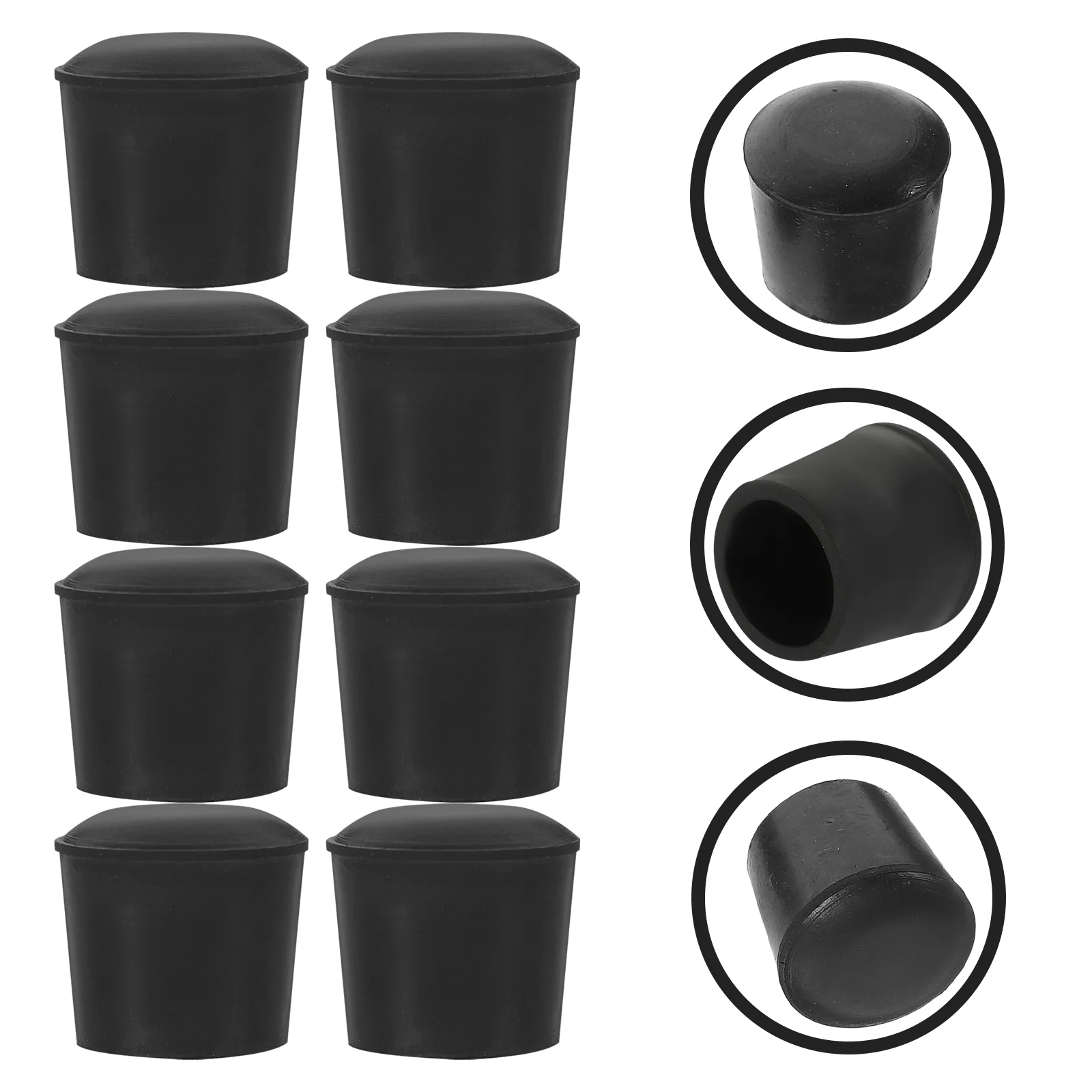8Pcs Rubber Leg Caps Kitchen Placemats Leg Covers Placemat Leg Sleeves Kitchen Supplies