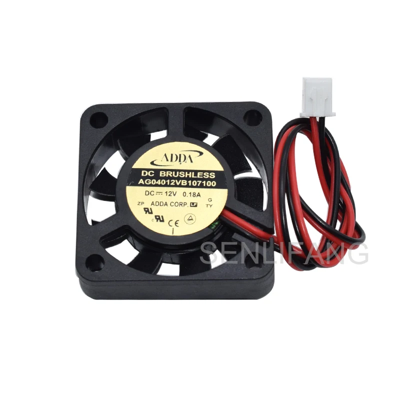 

Well Tested Cooler AG04012VB107100 DC12V 0.18A Two Lines Square Cooling Fan
