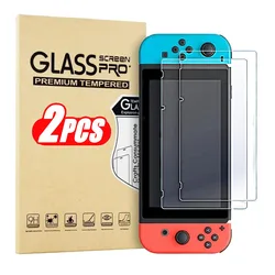 Premium Tempered Glass Screen Protector Film for Gaming Consoles (2 - Pack)