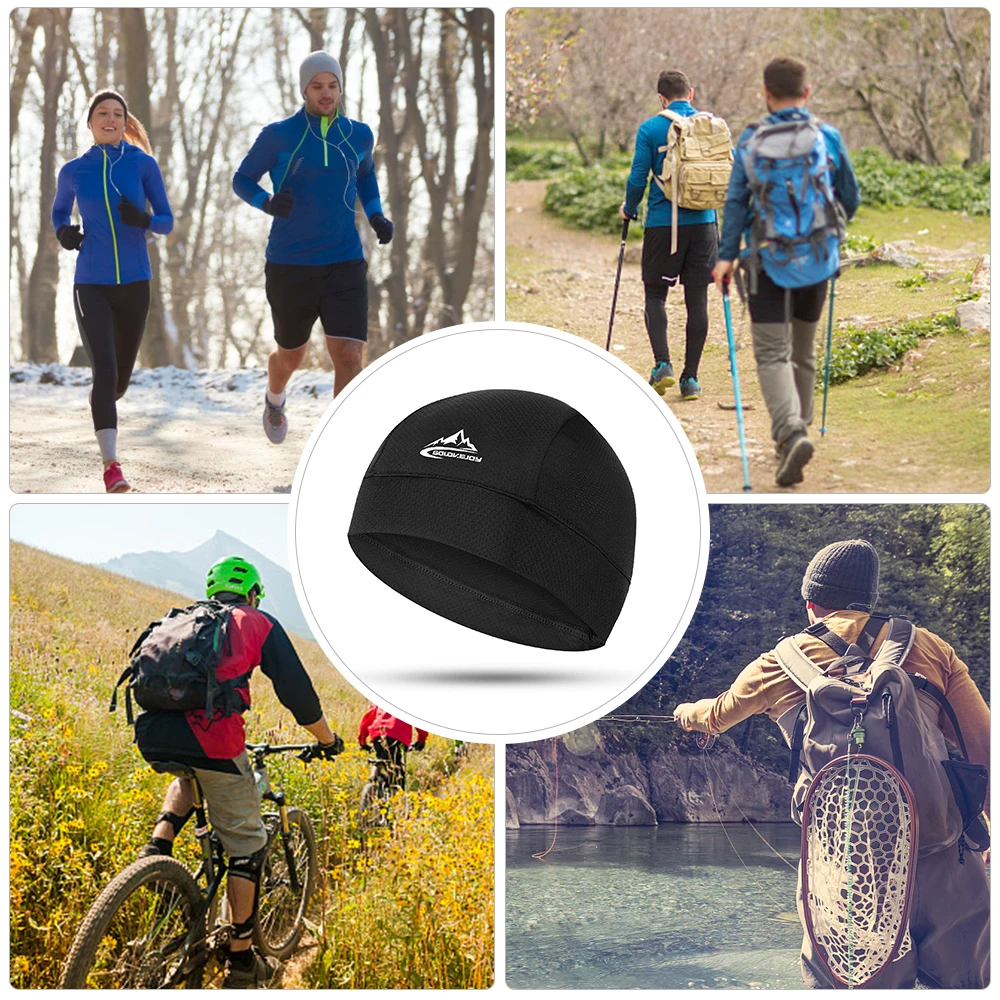 Breathable Cooling  Cycle Cooling Hat Cooling  Men Women Sweat Wicking Cycle Running Hat Helmet Liner Men Women Hat 3
