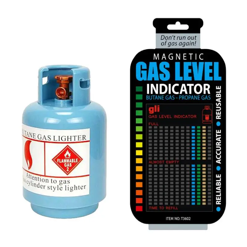 10/5/3/1PCS Propane Butane LPG Fuel Gas Tank Level Indicator Magnetic Gauge Caravan Bottle Temperature Measuring Stick Gas Tank Level Indicator